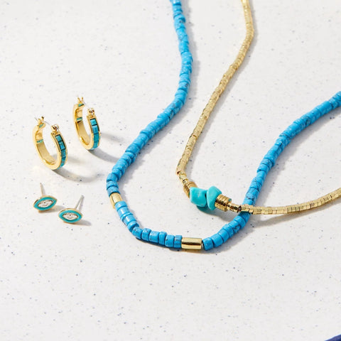 Cerulean Stud Earrings