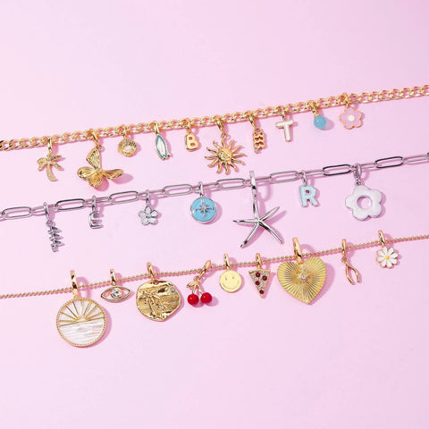 Harper Enamel Flower Charm