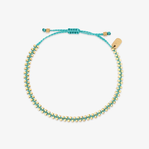 Goldie Woven Seed Bead Bracelet