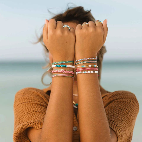 Undertow Enamel Bead Charm Bracelet