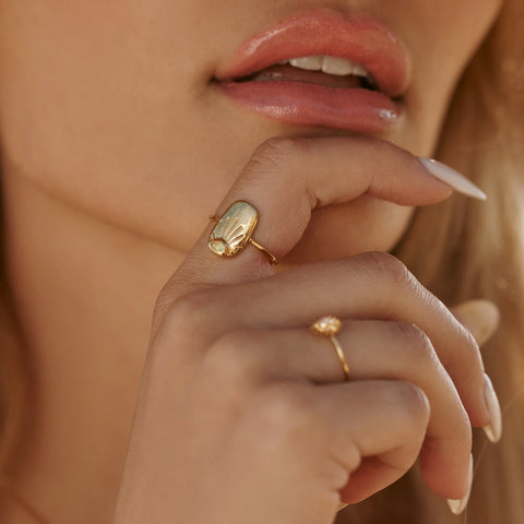 Sunshine Tag Ring
